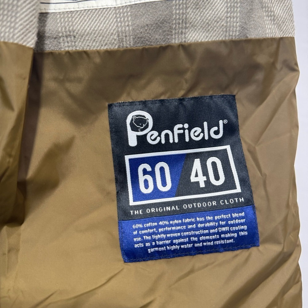 Madewell x Penfield • Kasson Flannel Lined Rain Field Cargo Jacket Olive Green S - Picture 14 of 16